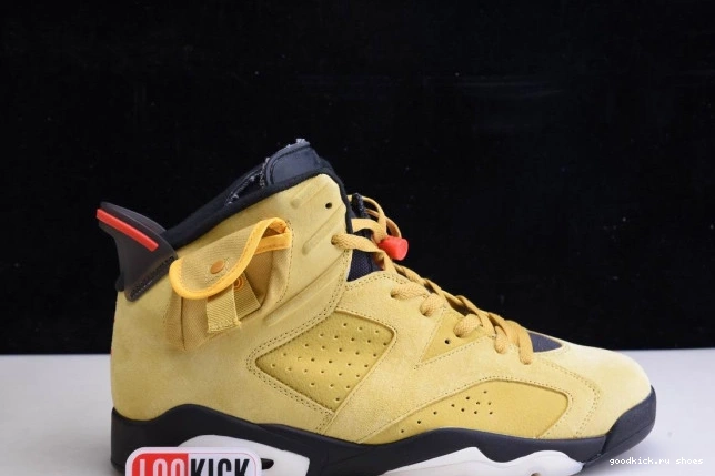 Rep TRAVIS 6 JORDAN AIR YELLOW SCOTT CN1084-300 X 0627